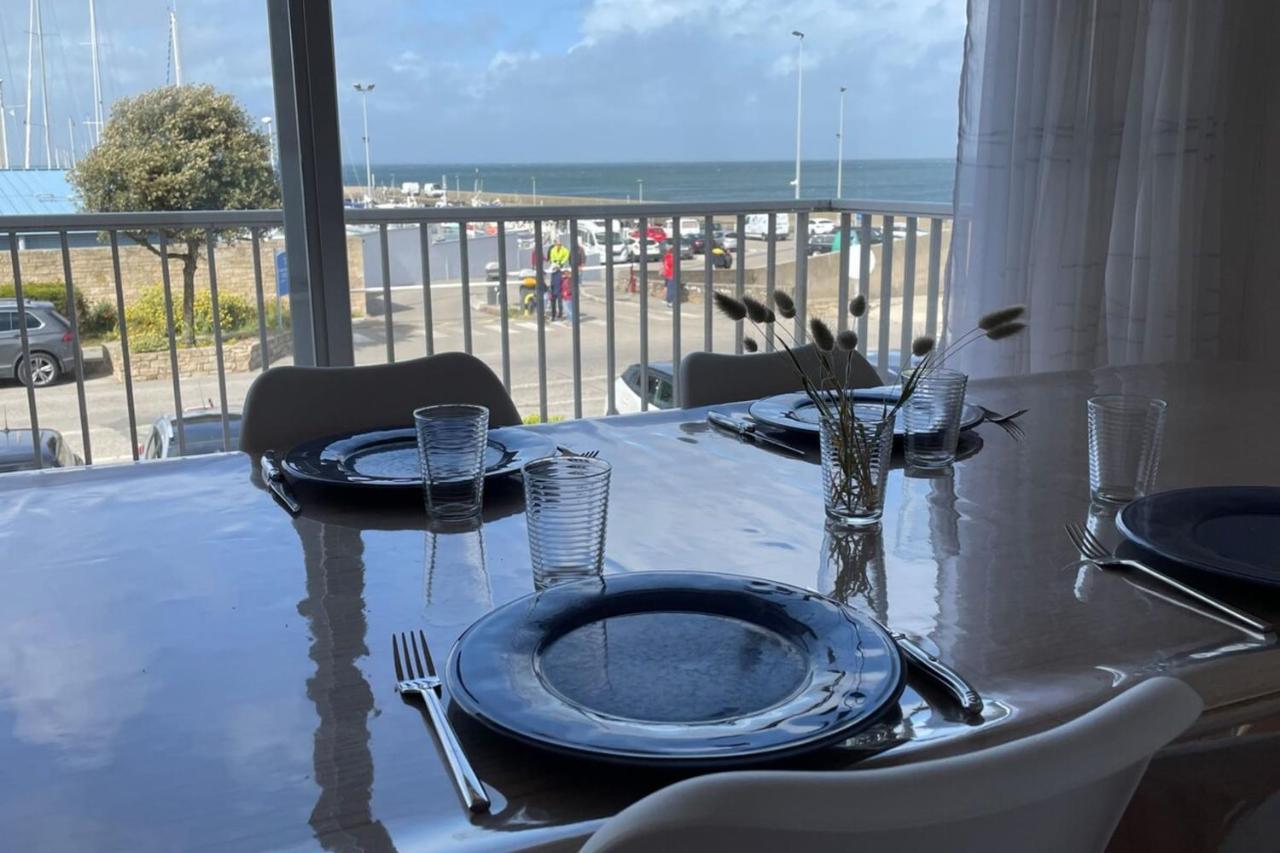 Maryland Vue Mer Port Haliguen Plage Du Porigo Quiberon Eksteriør bilde